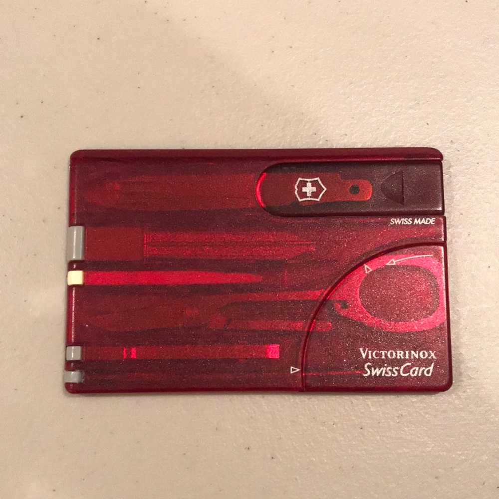 Victorinox SwissCard in Red